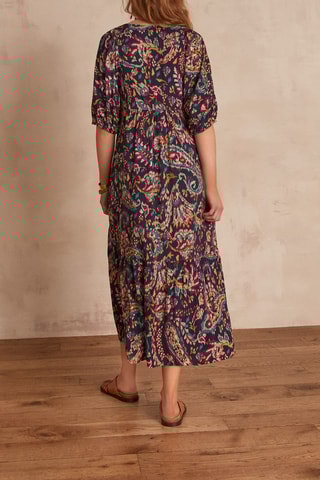 Vestido midi Camelia - Azul