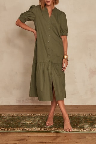 Vestido-camisa Gael - Verde