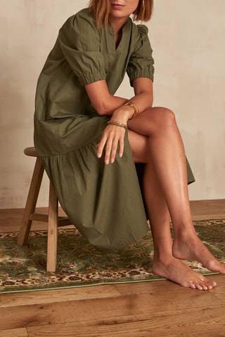 Vestido-camisa Gael - Verde