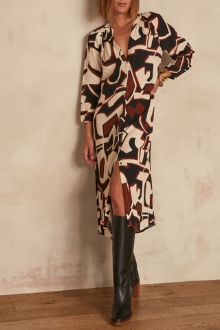 Vestido-camisa Gail - Cru