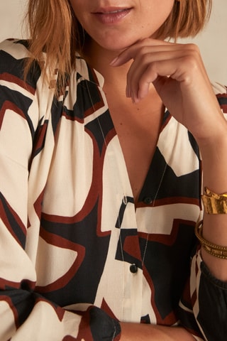 Vestido-camisa Gail - Cru
