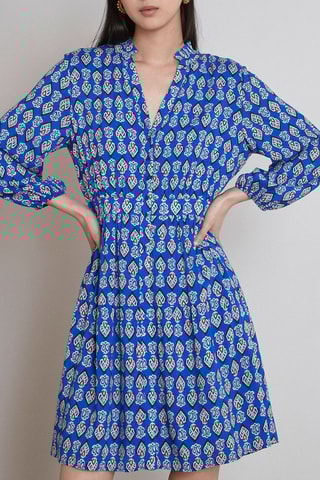 Vestido estilo patinadora Garola - Azul