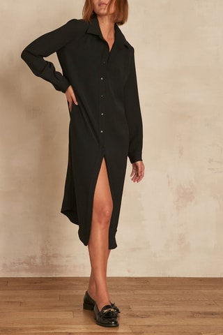 Vestido-camisa Cendrine - Preto