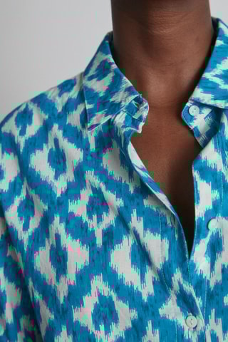 Vestido-camisa Goberte - Turquesa