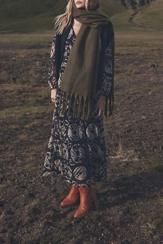 Vestido comprido Celma - Azul