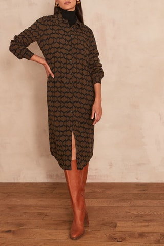 Vestido-camisa Cendrine - Caqui