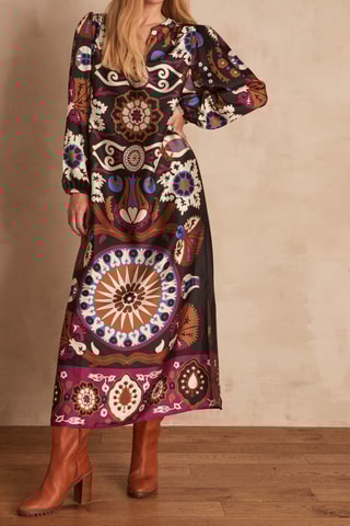 Vestido comprido Chiara - Violeta
