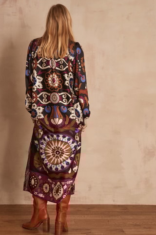 Vestido comprido Chiara - Violeta