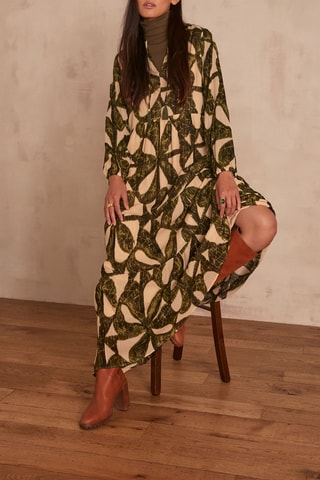 Vestido comprido Celma - Verde