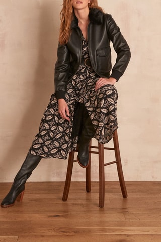 Vestido-camisa Carola - Preto