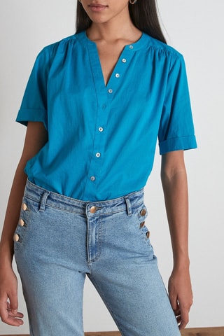 Camisa Maelle - Turquesa