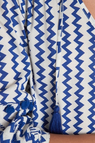 Blusa Marjorie - Azul e branco