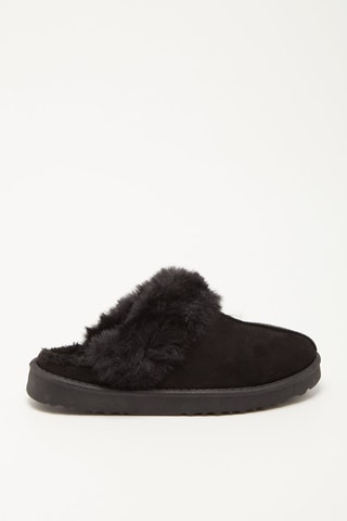 Chaussons fourrés Noir
