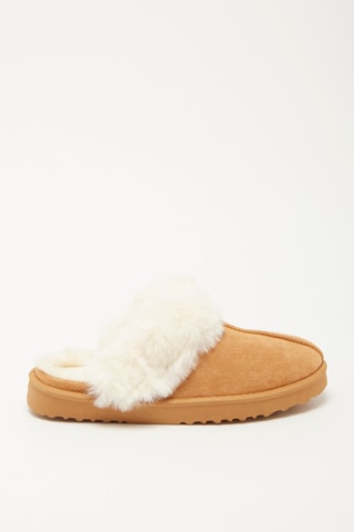 Chaussons fourrés Camel