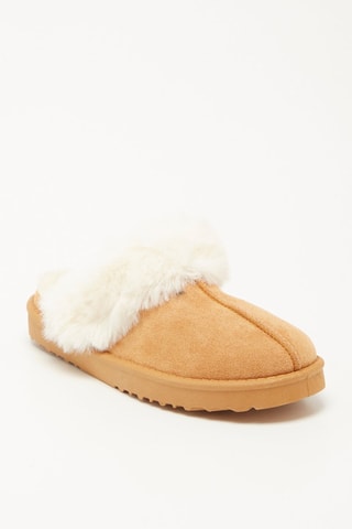 Chaussons fourrés Camel