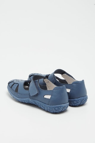Sandales en cuir - Bleu