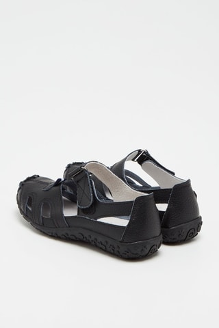Sandales en cuir - Noir