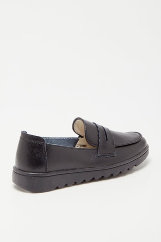 Mocassins en cuir - Noir