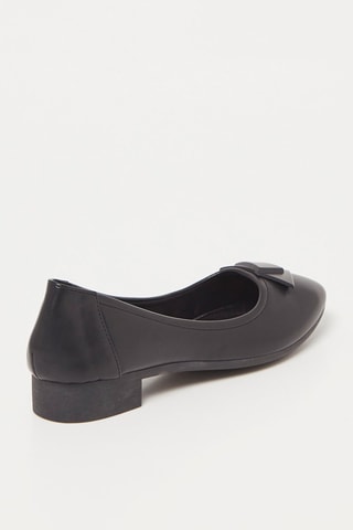 Ballerines à talons - Noir