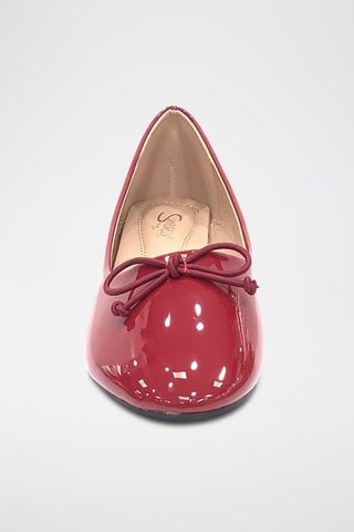 Ballerines vernies - Rouge