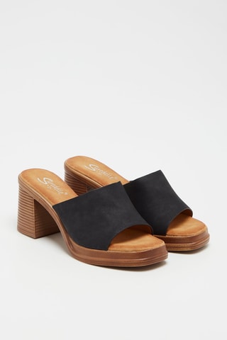 Mules à talons - Noir