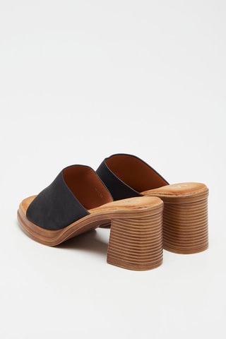 Mules à talons - Noir