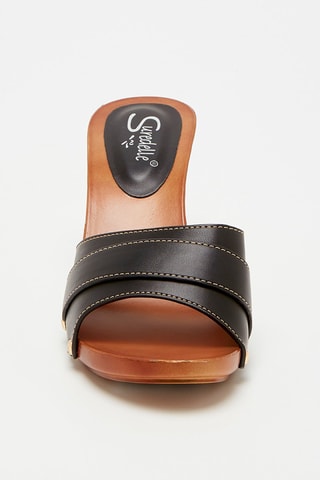 Mules à talons - 
Noir