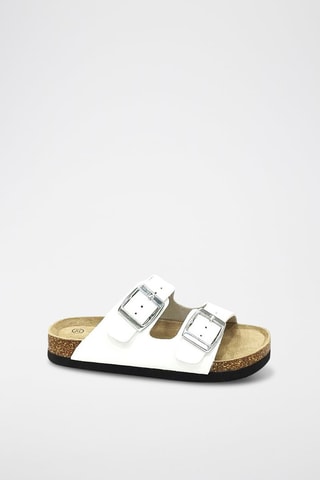 Mules en cuir - Blanc