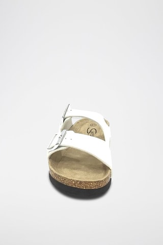Mules en cuir - Blanc