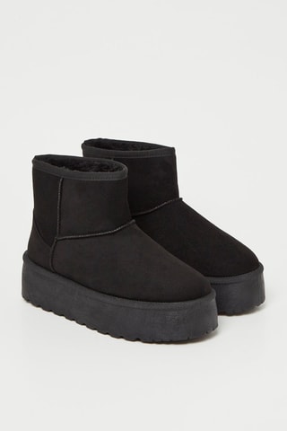 Bottines fourrées - Noir