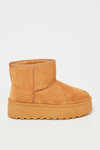 Bottines fourrées - Camel