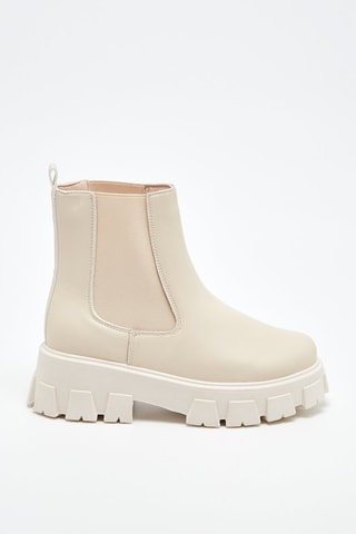 Bottines Chelsea Beige