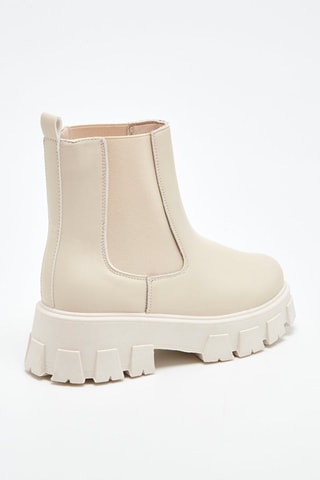 Bottines Chelsea Beige