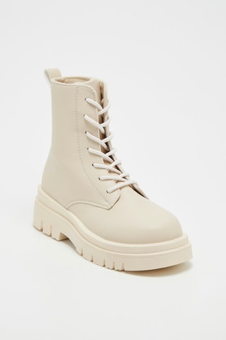 Bottines Beige