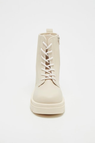 Bottines Beige