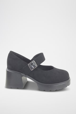 Babies à talons - Noir