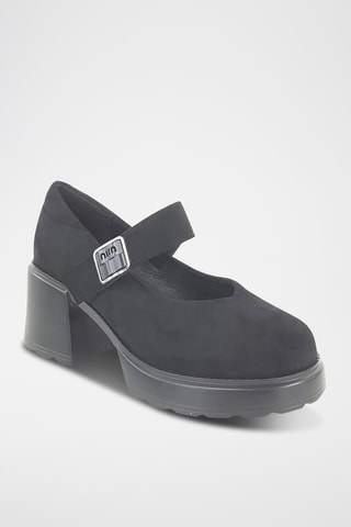 Babies à talons - Noir