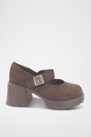 Babies à talons - Marron