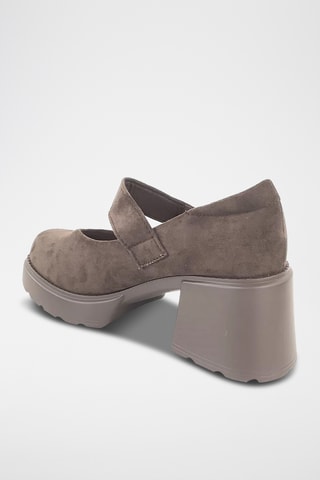 Babies à talons - Marron