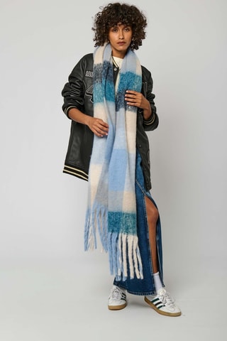 Echarpe Menny - Azul-celeste