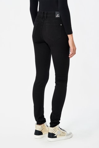 Calças de ganga slim Jenaa Preto
