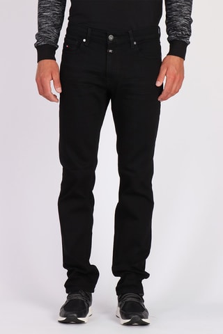 Calças de ganga slim Datt Preto