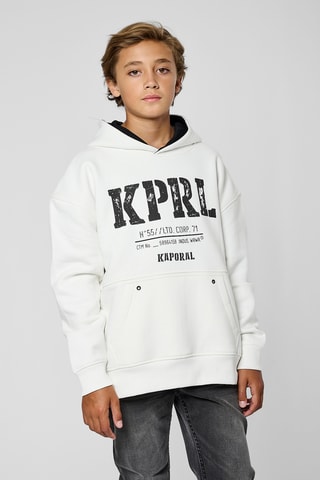 Sweat com capuz Moki - Branco