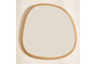 Espelho - 80 x 80 cm - Imitação de madeira