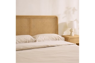 Cabeceira de cama em madeira de sungkai - 190 x 116 x 5 cm