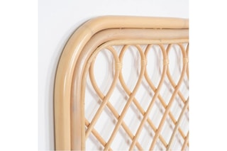 Cabeceira de cama em vime - 183 x 150 x 3 cm
