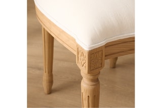 Cadeira em madeira de sungkai e vime - 50 x 101,5 x 56,5 cm