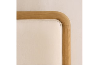 Cabeceira de cama de suspender em madeira de sungkai - 190 x 60 x 9 cm