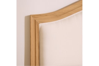 Cabeceira de cama em madeira de sungkai - 190 x 8 x 130 cm