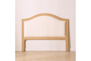 Cabeceira de cama em madeira de sungkai - 190 x 8 x 130 cm